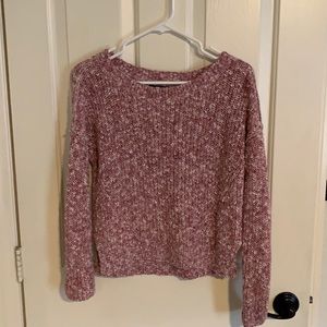 pink a&f sweater